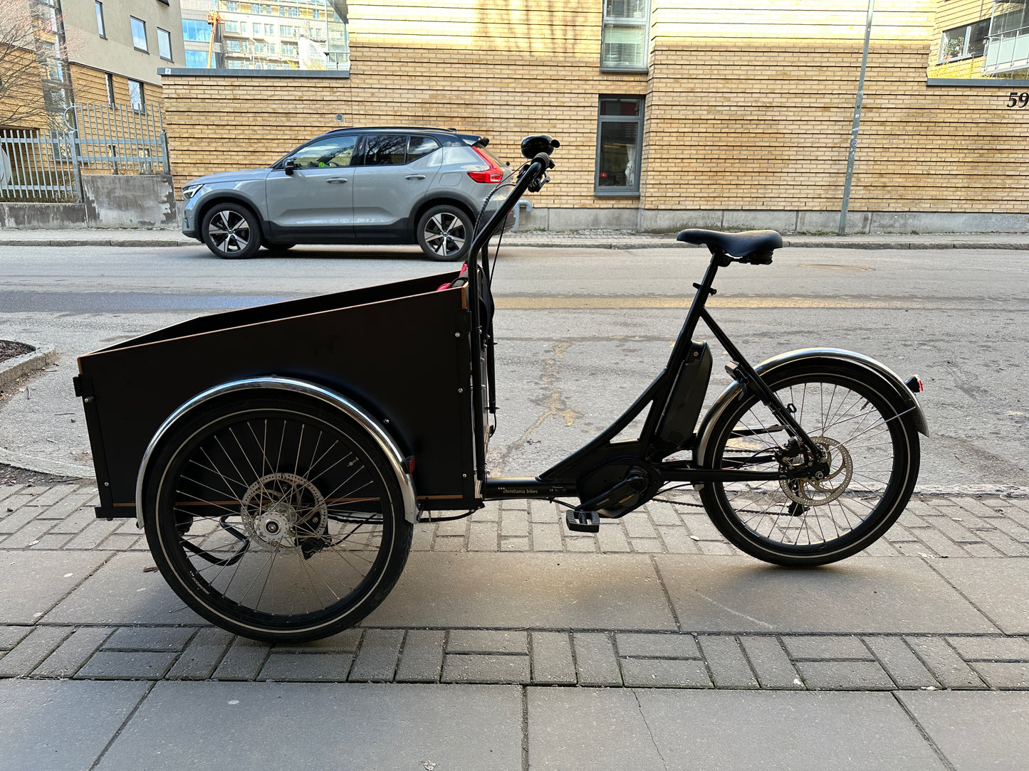 Refurbished Christiania el-lastcykel för 2 barn – med Shimano EP8 Cargo